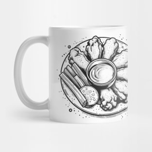 Abstract Hot Wing Mug